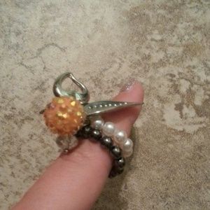 Puertorico inspired stretch bead ring