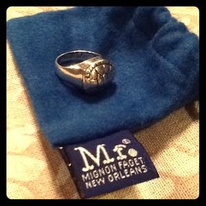 Size 7 Ring sterling silver Mignon Faget