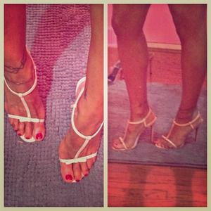 Christian Louboutin baby pink sandals