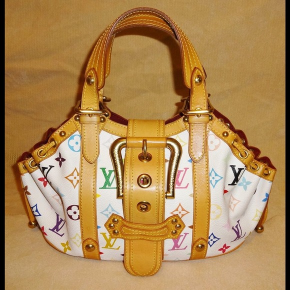 💕SOLD💕Authentic Louis Vuitton Multicolor Theda - Picture 2 of 4