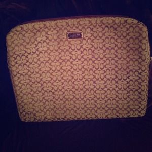 AUTHENTIC coach laptop case