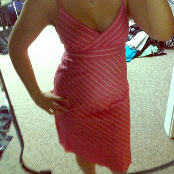 J. Crew Dresses & Skirts - J. Crew adjustable strap pink striped dress