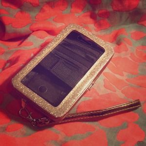 iPhone 4/4S Gold Clutch