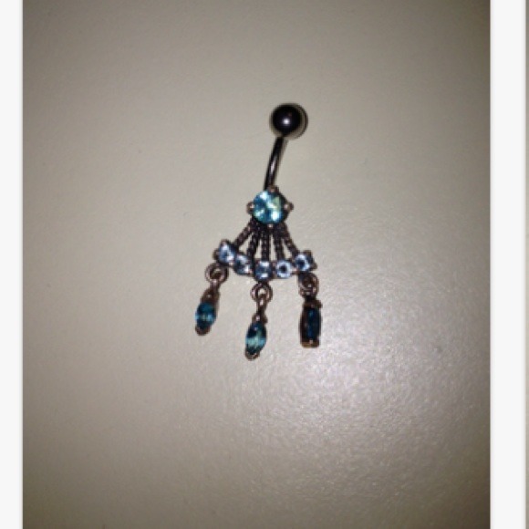 Blue belly ring - Picture 1 of 1
