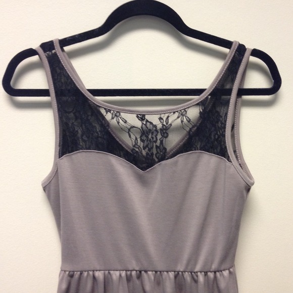 ❌SOLD❌Taupe Skater Dress - Picture 2 of 3