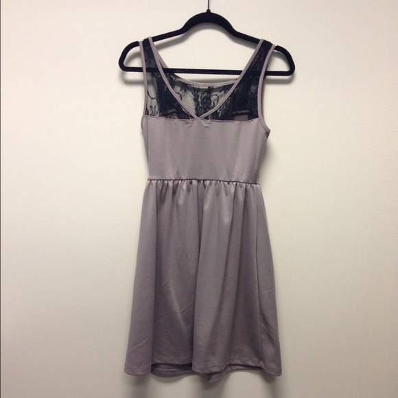 ❌SOLD❌Taupe Skater Dress - Picture 3 of 3