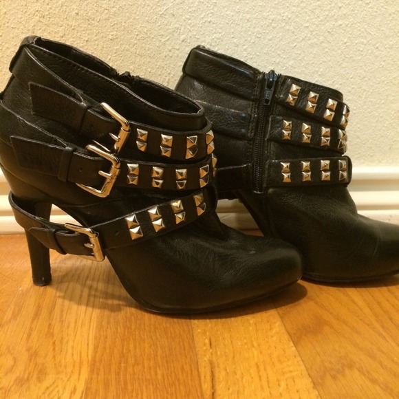 studded booties
