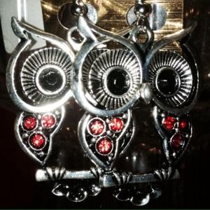 SOLD. Owl Earrings