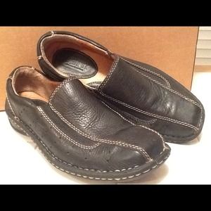 Leather loafers