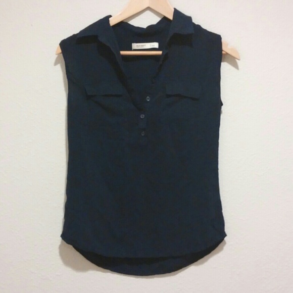 **sold**Pocket Front Blouse