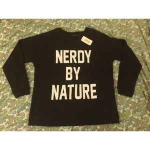 Nerdy By Nature Oversized Crewneck