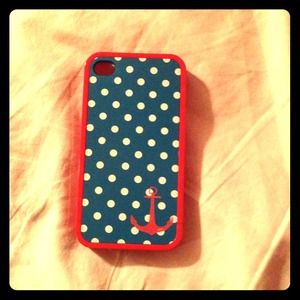 Anchor and polka dot ⚓️iPhone 4/4S case