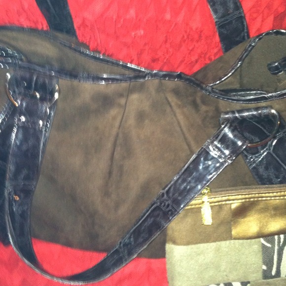 💛 Stunning Coco Brown Suede Pocketbook 💛