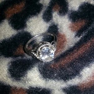 Silver woman's ring