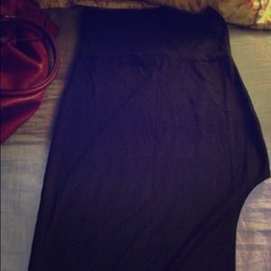 Side Slit Maxi Skirt