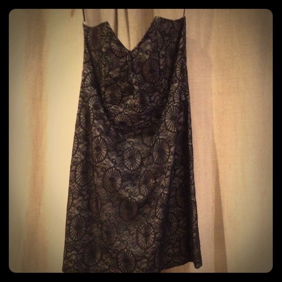 Black lace dress