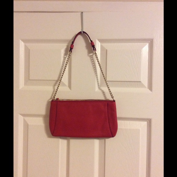 Kate Spade bright red shoulder handbag - Picture 3 of 4