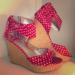 Fergalicious Polka Dot Wedges by Fergie
