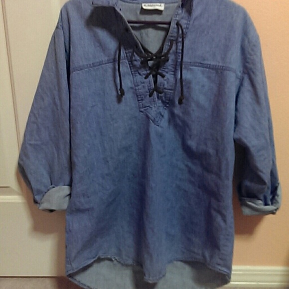 Vintage chambray tunic