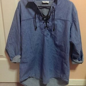 Vintage chambray tunic