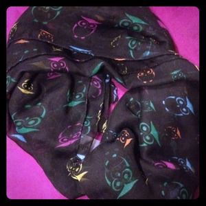Owl Scarf NWT