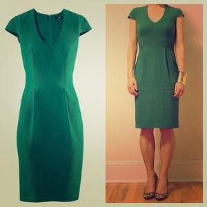 H & M Green Cocktail Dress