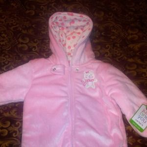 Carter's Baby's pink cover all. New