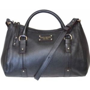 Authentic Kate Spade Black Pebbled Leather Purse