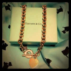 Authentic Tiffany Necklace..silver..asking 150.00.