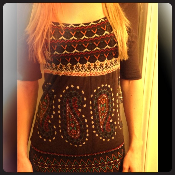 American rag natural paisley top.