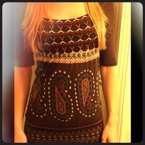 American rag natural paisley top.