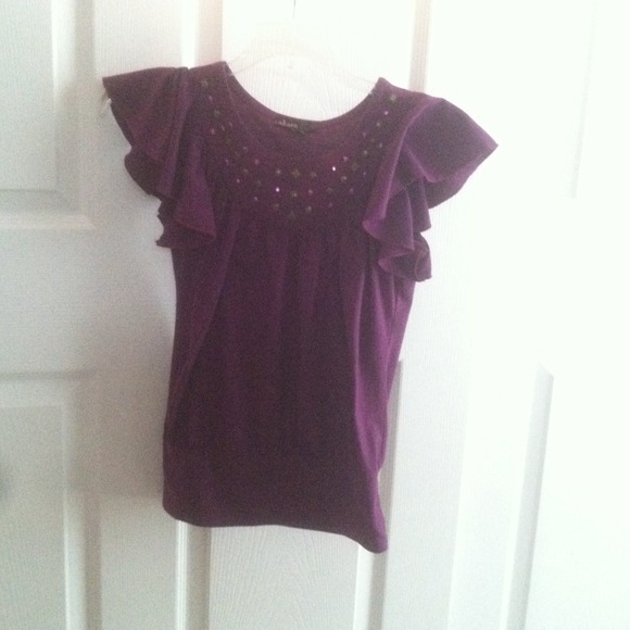 XS dark purple top - Picture 1 of 3