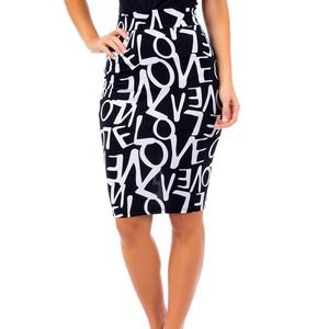 NWOT Love pencil skirt