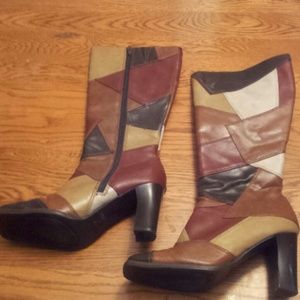 Transit Patchwork Boots