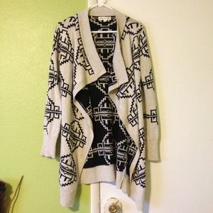 Urban Outfitters reversible Aztec print cardigan.