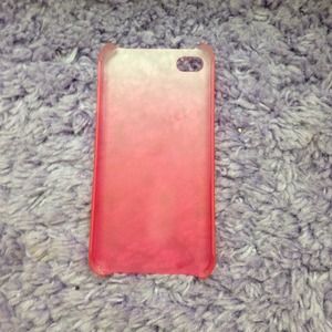Pink iphone 4/4s hard shell case