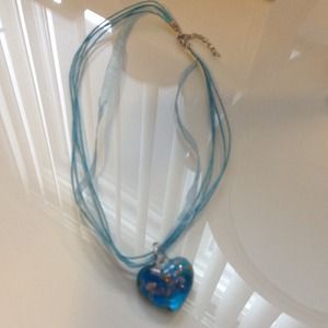 Blue Glass Necklace