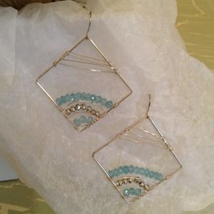 Handmade earrings by Andrea Goldreich Designs.
