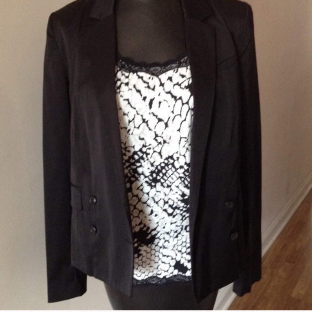 Calvin Klein black blazer size 14
