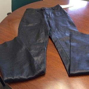 Whet Blu Leather Pants NWT