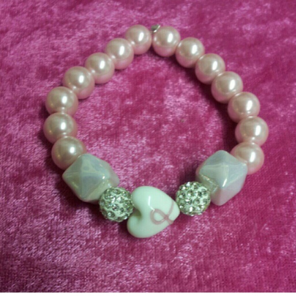 ♥♥SOLD!♥♥Breast cancer bracelet
