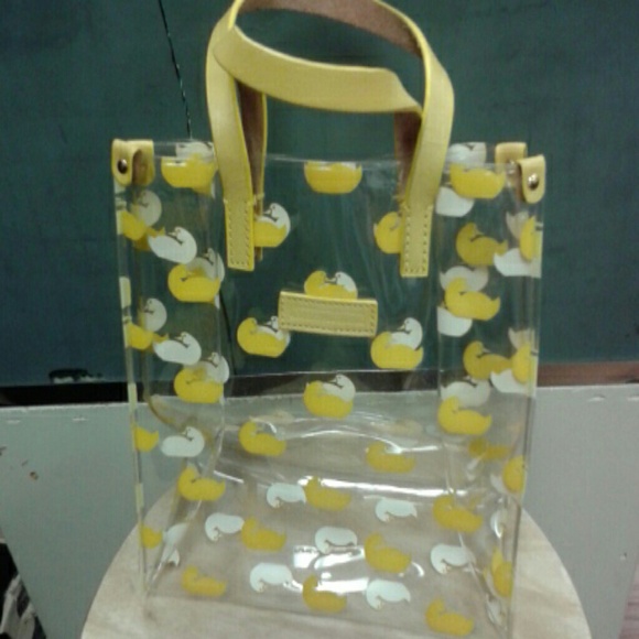 Clear Dooney & Bourke tote hand bag