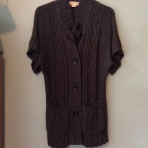 Michael Kors sweater coat.