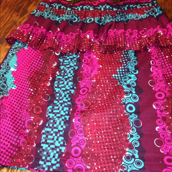 ONE-OF-A-KIND!  Hand sewn peplum skirt