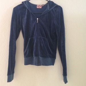 Juicy Couture velour zip-up hoodie