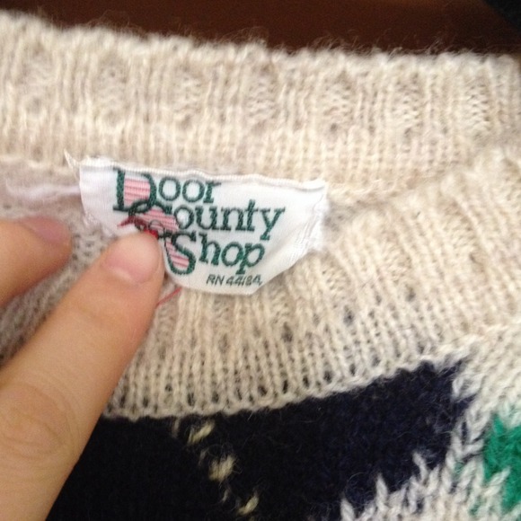 Reduced! Wool argyle sweater - Picture 2 of 4