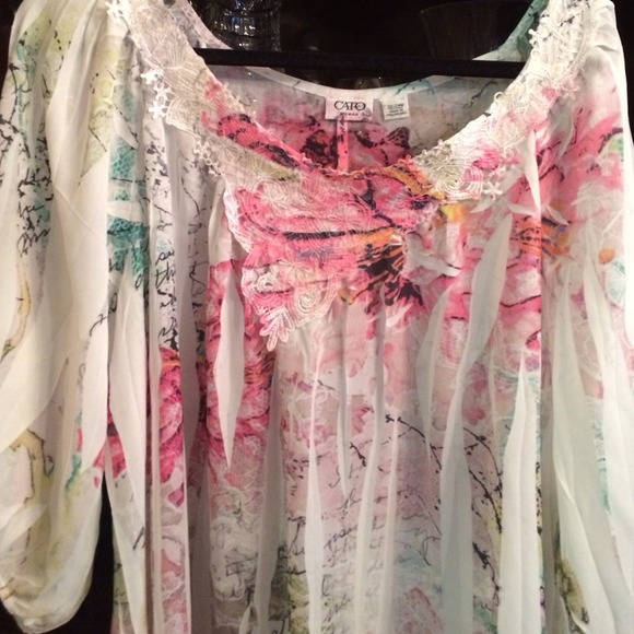 Women's Plus Size Blouse multi white size 22!24