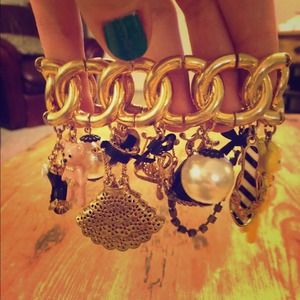 Authentic Betsey Johnson Yellow Monkey Bracelet