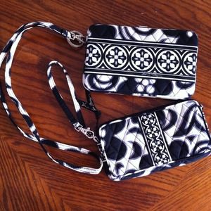 Vera Bradley wallet, wristlet & lanyard