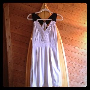 Black & Tan Cocktail Dress. Very Manhattan!